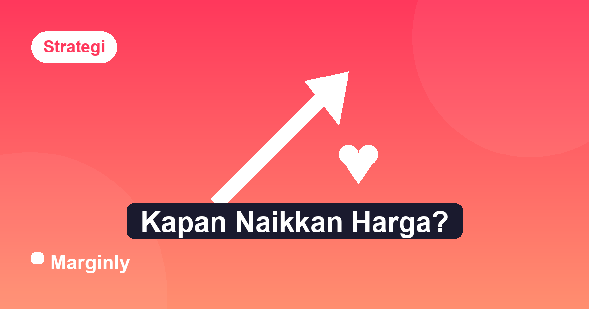 Ilustrasi harga yang naik dengan pembeli tetap puas